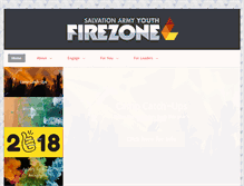 Tablet Screenshot of firezone.co.nz